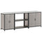 vidaXL with Shelf Other with Storage with Door 3 pcs Rusty Weathering steel