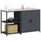 vidaXL with Shelf with Storage with Door Adjustable 2 pcs Anthracite Cold-rolled steel