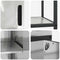 vidaXL with Shelf with Storage with Door Adjustable 2 pcs Galvanised steel