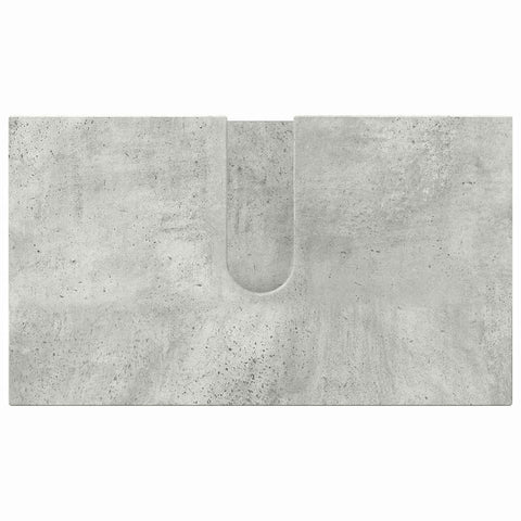 vidaXL Bathroom Furniture Set 2 pcs Concrete grey 61 x 35 x 64 cm