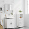 vidaXL Bathroom Furniture Set Wall-mounted 3 pcs White 61 x 35 x 64 cm