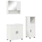 vidaXL Bathroom Furniture Set Wall-mounted 3 pcs White 61 x 35 x 64 cm