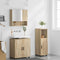 vidaXL Bathroom Furniture Set 3 pcs Sonoma oak 61 x 35 x 64 cm