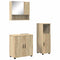 vidaXL Bathroom Furniture Set 3 pcs Sonoma oak 61 x 35 x 64 cm