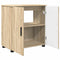 vidaXL Bathroom Furniture Set 3 pcs Sonoma oak 61 x 35 x 64 cm