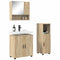 vidaXL Bathroom Furniture Set 3 pcs Sonoma oak 61 x 35 x 64 cm