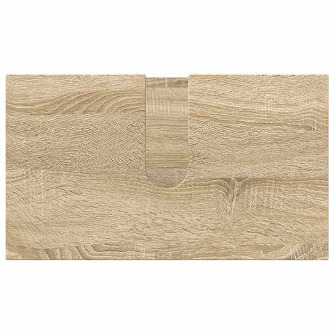 vidaXL Bathroom Furniture Set 3 pcs Sonoma oak 61 x 35 x 64 cm