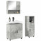 vidaXL Bathroom Furniture Set 3 pcs Concrete grey 61 x 35 x 64 cm