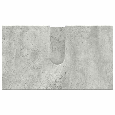 vidaXL Bathroom Furniture Set 3 pcs Concrete grey 61 x 35 x 64 cm