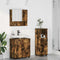vidaXL Bathroom Furniture Set 3 pcs Smoked oak 61 x 35 x 64 cm
