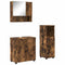 vidaXL Bathroom Furniture Set 3 pcs Smoked oak 61 x 35 x 64 cm