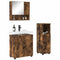 vidaXL Bathroom Furniture Set 3 pcs Smoked oak 61 x 35 x 64 cm