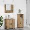 vidaXL Bathroom Furniture Set 3 pcs Artisan oak 61 x 35 x 64 cm