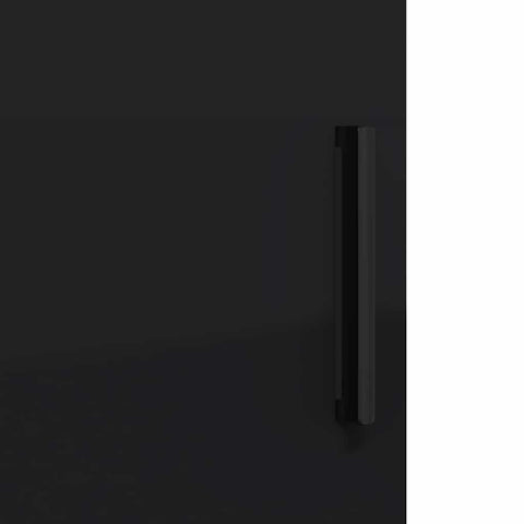 vidaXL Bathroom Furniture Set with Drawer 3 pcs Black 61 x 35 x 64 cm