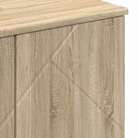 vidaXL Bathroom Furniture Set 3 pcs Sonoma oak 61 x 35 x 64 cm