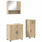 vidaXL Bathroom Furniture Set 3 pcs Sonoma oak 61 x 35 x 64 cm