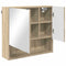 vidaXL Bathroom Furniture Set 3 pcs Sonoma oak 61 x 35 x 64 cm