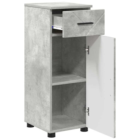 vidaXL Bathroom Furniture Set 3 pcs Concrete grey 61 x 35 x 64 cm