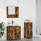 vidaXL Bathroom Furniture Set 3 pcs Smoked oak 61 x 35 x 64 cm