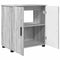 vidaXL Bathroom Furniture Set 3 pcs Grey sonoma 61 x 35 x 64 cm