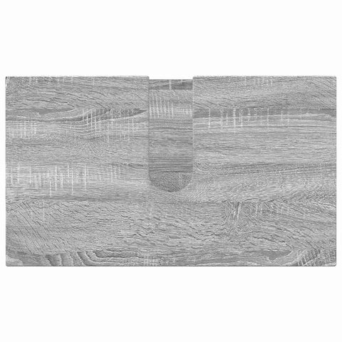 vidaXL Bathroom Furniture Set 3 pcs Grey sonoma 61 x 35 x 64 cm