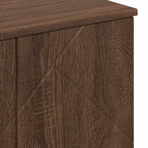 vidaXL Bathroom Furniture Set 3 pcs Brown oak 61 x 35 x 64 cm