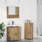 vidaXL Bathroom Furniture Set 3 pcs Artisan oak 61 x 35 x 64 cm