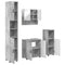 vidaXL Bathroom Furniture Set 4 pcs Concrete grey 61 x 35 x 64 cm