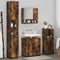 vidaXL Bathroom Furniture Set 4 pcs Smoked oak 61 x 35 x 64 cm