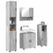 vidaXL Bathroom Furniture Set 4 pcs Grey sonoma 61 x 35 x 64 cm