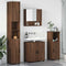 vidaXL Bathroom Furniture Set 4 pcs Brown oak 61 x 35 x 64 cm