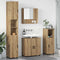 vidaXL Bathroom Furniture Set 4 pcs Artisan oak 61 x 35 x 64 cm