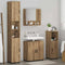 vidaXL Bathroom Furniture Set 4 pcs Artisan oak 61 x 35 x 64 cm