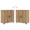 vidaXL Bathroom Furniture Set 4 pcs Artisan oak 61 x 35 x 64 cm