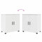 vidaXL Bathroom Furniture Set with Drawer 4 pcs White 61 x 35 x 64 cm