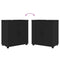 vidaXL Bathroom Furniture Set with Drawer 4 pcs Black 61 x 35 x 64 cm