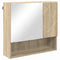 vidaXL Bathroom Furniture Set 4 pcs Sonoma oak 61 x 35 x 64 cm