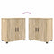 vidaXL Bathroom Furniture Set 4 pcs Sonoma oak 61 x 35 x 64 cm