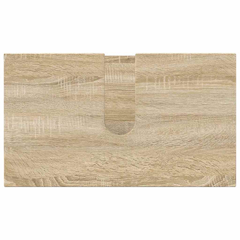 vidaXL Bathroom Furniture Set 4 pcs Sonoma oak 61 x 35 x 64 cm
