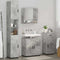 vidaXL Bathroom Furniture Set 4 pcs Concrete grey 61 x 35 x 64 cm
