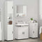 vidaXL Bathroom Furniture Set 4 pcs High gloss white 61 x 35 x 64 cm