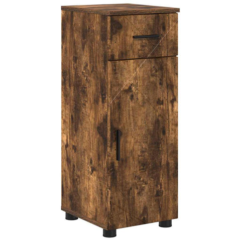 vidaXL Bathroom Furniture Set 4 pcs Smoked oak 61 x 35 x 64 cm