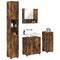 vidaXL Bathroom Furniture Set 4 pcs Smoked oak 61 x 35 x 64 cm