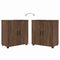 vidaXL Bathroom Furniture Set 4 pcs Brown oak 61 x 35 x 64 cm