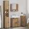 vidaXL Bathroom Furniture Set 4 pcs Artisan oak 61 x 35 x 64 cm