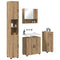 vidaXL Bathroom Furniture Set 4 pcs Artisan oak 61 x 35 x 64 cm