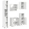 vidaXL Bathroom Furniture Set Wall-mounted 5 pcs White 61 x 35 x 64 cm