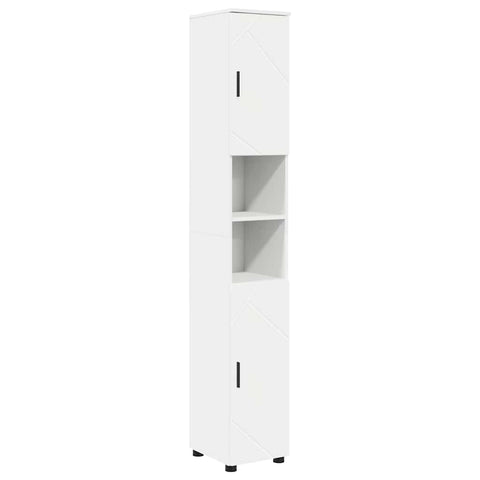 vidaXL Bathroom Furniture Set Wall-mounted 5 pcs White 61 x 35 x 64 cm