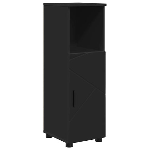 vidaXL Bathroom Furniture Set Wall-mounted 5 pcs Black 61 x 35 x 64 cm