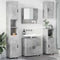 vidaXL Bathroom Furniture Set 5 pcs Concrete grey 61 x 35 x 64 cm
